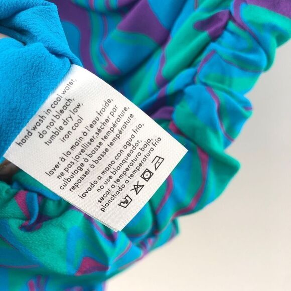 ‎WeWoreWhat Ronnie Dress in Ocean Blue Multi - Picture 8 of 11